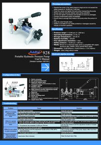 Thumbnail of document Manual - 928 Hydraulic Pressure Test Pump